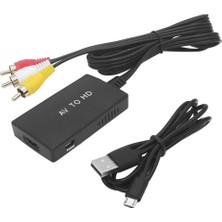 CoverZone Av'den Hdtv'ye Dönüştürücü HDMI ile Rca Av/cvsb L/r Video 1080P ile Uyumlu (Av To Hdtv) | ZR1125
