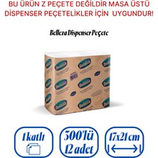 Belleza Extra Dispenser Peçete 300'LÜ 12 Paket