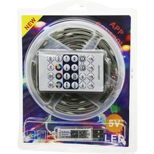 Go İthalat 9mt  Kumandalı - USB Li  Rgb Şerit LED  0.4W/M - 20LM/LED   -20+55°c (784)