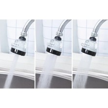 Go İthalat Su Tasarruflu  3 Fonksiyonlu  Oynar  Musluk Başlığı - Şeffaf (784)