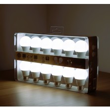 Kendal KES185 – 12W 220V E27 4000K Ararenk LED Ampul (12'li Paket)
