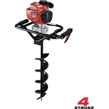 Gardenpro EA142 Toprak Burgu Makinası 4 Zamanlı Motor 200 mm
