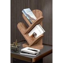 Reyo Falez 3 Raflı Masaüstü Kitaplık Kitap Rafı Atlantik Çam