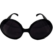 Go İthalat 80 Li Yıllar Siyah Renk Nostalji Yeşilçam Parti Gözlüğü (784)