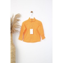 Canan Çakmak Şile Bezi Uzun Kollu Erkek Çocuk Gömlek