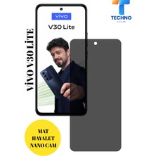FoxPower Vivo V30 Lite Hayalet Cam Mat Nano Ekran Koruyucu Darbelere Karşı Dayanıklı Flexible Nano Cam Mat Alaşım Parmak Izi Bırakmayan Hayalet Nano Cam