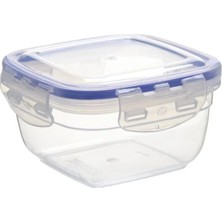 Asude ASD072 2400 ml Kare Sızdırmaz Şeffaf Saklama Kabı