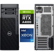 Dell Precısıon W3-2425 T5860-K110 64GB 2tb+2tb Rtx A4000 16GB W11PRO Masaüstü Iş Istasyonu