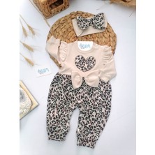 Leopar Desen Kalpli Tulum Taş - 0-3 Ay