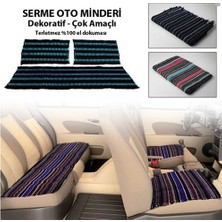 Caralp Kilim Dokuma Oto Koltuk Kılıfı 3 Parça Serme Kilim