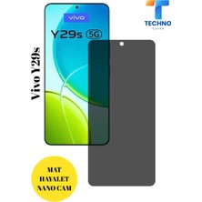 FoxPower Vivo Y29S Hayalet Cam Mat Nano Ekran Koruyucu Darbelere Karşı Dayanıklı Flexible Nano Cam Mat Alaşım Parmak Izi Bırakmayan Hayalet Nano Cam