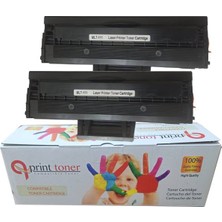 QPrint Samsung Çipli MLT-D111S 2'li Ekonomik Paket Garantili Uyumlu Toner Xpress M2020-2070FW Muadil Toner
