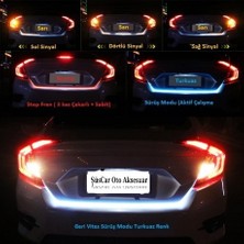 Caralp Bagaj Altı Kayar Kayan LED 7 Renkli Fonksiyonlu Su Geçirmez 120CM