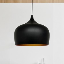 Bamyum Çember Siyah Başlık Siyah Sarkıt Avize Cafe Ofis Butik Mağaza Avize Modelleri