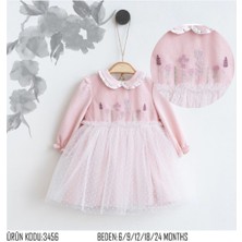 Mymio Baby Gül Kurusu Çiçek Buketi Elbise 9 Ay