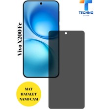 FoxPower Vivo X200 Fe Hayalet Cam Mat Nano Ekran Koruyucu Darbelere Karşı Dayanıklı Flexible Nano Cam Mat Alaşım Parmak Izi Bırakmayan Hayalet Nano Cam