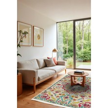 Rose'n Home Arte B2 Vintage Klasik Desenli Dekoratif Şönil Salon Oturma Odası Mutfak Halısı