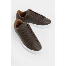 Tonny Black Erkek Kahve Poli Taban Bağcıklı Günlük Spor Ayakkabı