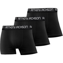 Leo 3'lü Yumuşak Esnek ve Nefes Alabilir Rahat Likralı Kutulu Pamuklu Lastikli Erkek Boxer