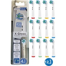 Rovexa x Cross - Çapraz Açılı Kusursuz Temizlik Oral B Şarjlı Diş Fırçası Yedek Başlığı