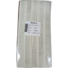 Dantel Polyester Güpür Bant Krem 14,50 Metre En 3 cm ON-1652-KR