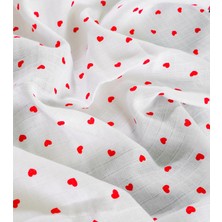 Huglette Desenli Muslin Örtü & Battaniye