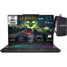 MSI Msı Cyborg 17 Intel Core I7 13620H B13WFKG-091XTR-K19 32GB 1tb RTX5060  W11PRO 17.3" Fhd 144Hz Taşınabilir Bilgisayar & B13WFKG091XTRK19