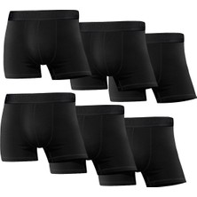 Wolfgang Likralı Pamuklu Lastikli Yumuşak Esnek ve Nefes Alabilir Rahat Kutulu Erkek Boxer 6'lı