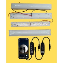 Powerr Led Aydınlatma 10 Adet 24 Volt 4 Watt 3000K Günışığı Samsung Ledli Pergola Bluetooth Telefon Kontrollü Dimmer Set