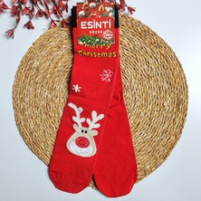 Yılbaşı Temalı Unısex Cotton Çorap