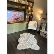 Doğuş Peluş Halı A Post Bej Yumuşak Dokulu Peluş Halı Tek Kafa Post