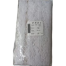 Dantel Polyester Güpür Bant Beyaz 15 Metre En 5 cm ON-740-B