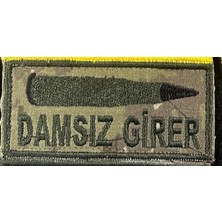 Single Sword Nakış Patch Damsız Girer Tsk