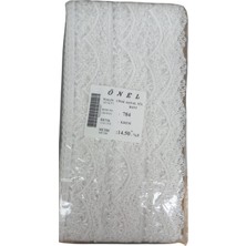 Dantel Polyester Sanal Tül Bant Krem 14,50 Metre En 3 cm ON-784-KR