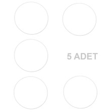 Mix And Match   5 Adet Ø 38 cm Beyaz Makrome Halkası – Kapı Süsü, Makrome Duvar Dekoru ve Çiçek Çelenk Yapım Çemberi,   Kalın (4 Mm) Metal Kasnak