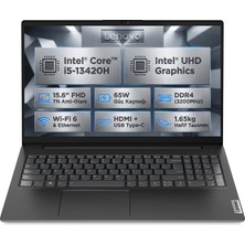 Lenovo V15 G4 Iru Intel Core I5-13420H 24GB 1tb SSD 15.6" Fhd Windows 11 Pro Laptop, Notebook 83A10096TR 032