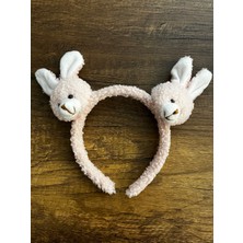 Gülümse Gel 1 Adet Ayıcık Tavşan Kız Çocuk Peluş Taç Pelüş Taç Toka Y2K Kpop Kore