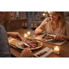 Marob 2’li Bistecca (Steak) Bıçağı – Ahşap Saplı