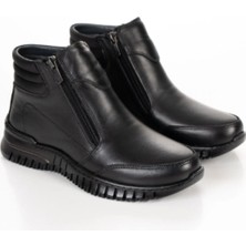 Cozi Company Hakiki Deri Tam Ortopedik Çift Fermuarlı Günlük Kadın Bot