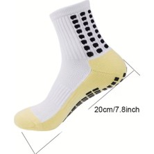 Madzy Shop 1 Çift Prefosyenel Kalın Havlu Taban Ter Emici Çorap , Kaymaz Futbol Çorapları Yoga Çorapları