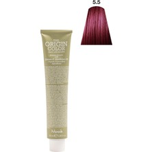 Nook Origin Color Profesyonel Saç Boyası 100ml- Klasik Maun Açık Kahve/ Akaju Kızıl Kahve(5.5-MOGANO)