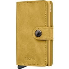 Secrid Miniwallet Vintage Yellow Sarı Kartlık Cüzdan