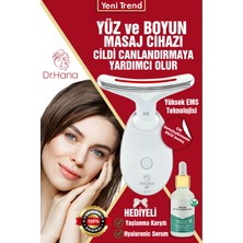 Dr. Hana Yüz ve Boyun Kırşıklık Giderici ile Gelen Güzellik Ems Güzellik Cihazı, Isı,ışık ve Titreşim, Hyaluronic Serum Hediyeli