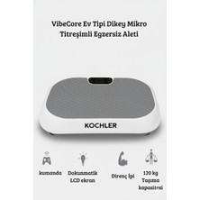Feyza Design 200W Titreşimli Egzersiz Aleti, LCD Ekran, Uzaktan Kumanda, Direnç Ipli