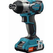 Akülü Torklu Vidalama Seti, 20V, 2.0 Ah, Kömürsüz, Hafif ve Güçlü