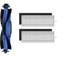 Srfn Ticaret Wiami Fx-7 / Fx-8  Uyumlu Robot Süpürge Ana Fırça / Hepa Filtre Seti - 3 Parça