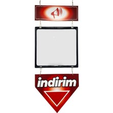 Anons Indirim Etiketi - Kırmızı