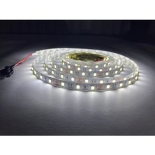 Beyaz Renk 12V Çipli Şerit LED 5mt, Parlak ve Şık Aydınlatma Seçeneği