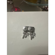 Poseidons Jewellery Zirkon Taşlı Fiyonk Figürlü Italyan Charm