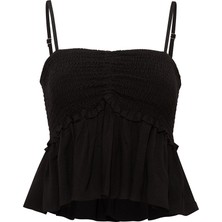 F21 Büzgü Detaylı Bluz